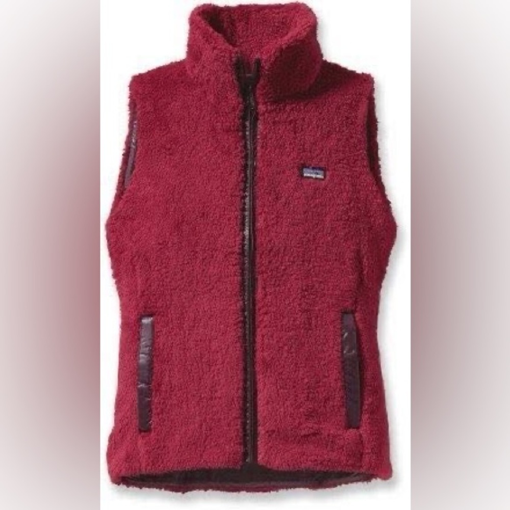 Patagonia Reversible Vest Maroon Deep Red Women’s XS extra small winter fall